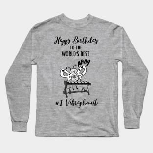 Funny Vibraphone Music Musician Honoured to be Vibraphone Player Long Sleeve T-Shirt